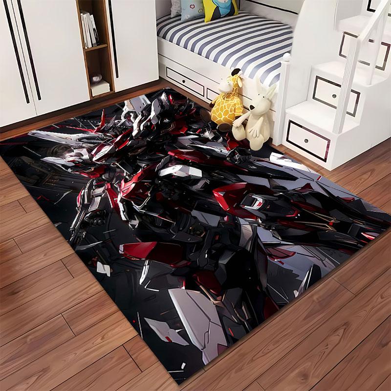 Robotic Mecha Design Carpet Suitable As a Non-slip Mat for the Living Room or Bedroom Sofa