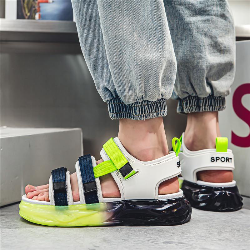 Модные высококачественные мужские модные сандалии — фото 4