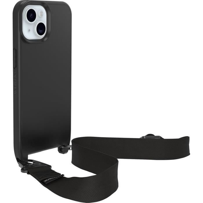 Étui - otterbox - iphone 15 - coque ultrafine - magsafe - bandoulière réglable