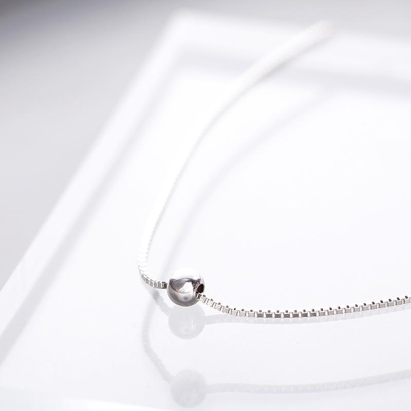 Chic Vento Piccolo Doudou Paragrafi Collana Corta Femminile Sud Coreana Contrattata Fine Girocollo di Perle Rotonde Sottili Catena Clavicola Accessori
