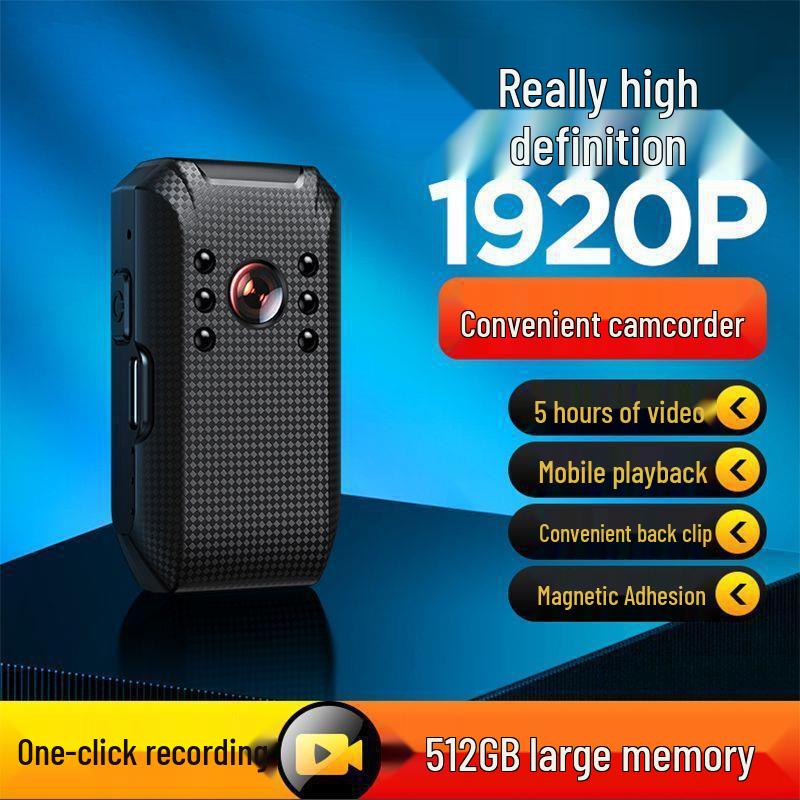 High-Definition Sports Collar Camera - Portable Thumb Video Recorder