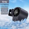 T511 High-Speed Rechargeable Waist & Neck Fan with Long Battery Life - Mini Portable Clip-on