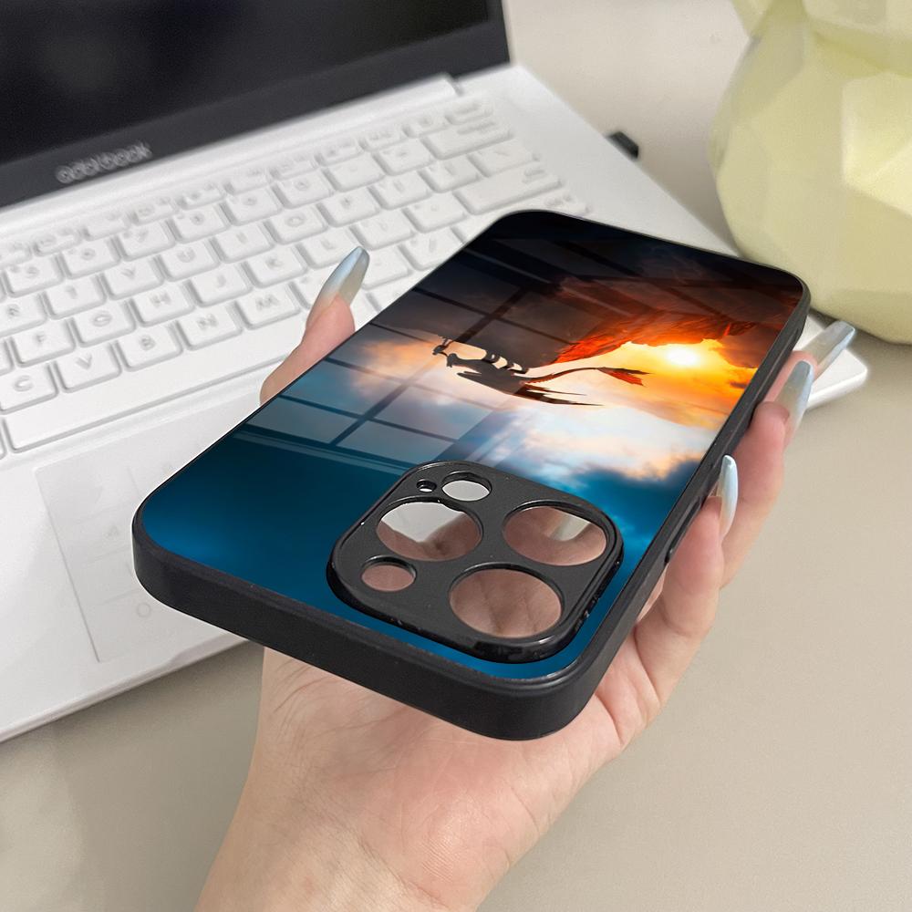 Cartoon T-Toothless Dragon Phone Case Glass For Samsung Galaxy S26 S25 S23 S24 S21 S22 S20 Ultra Fe Plus A16 Cover