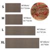 Linen Kitchen Mat Non-slip  Floor Mat for Kitchen Rugs Indoor Long  Strip Caret  Solid Color Entrance Doormat