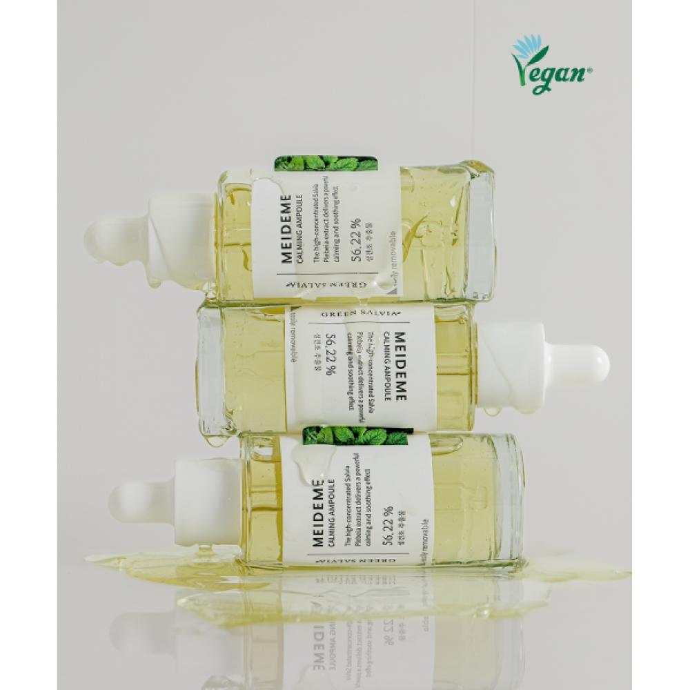 Meideme Green Salvia Gombo Cabbage Soothing Ampoule 50ml Calming ampoule 50ml single item