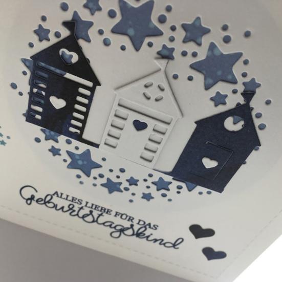Home House Cutting Dies DIY Scrapbook Emboss Paper Cards Decor Punch Stencil