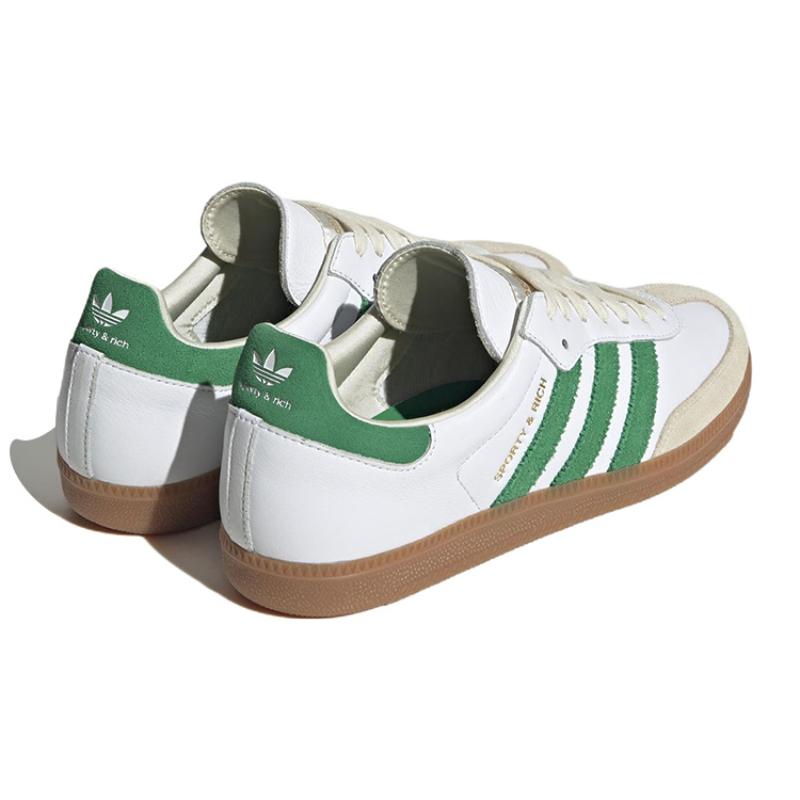 Adidas Sporty & Rich X Adidas Samba Og 'White Green' Sneakers HQ6075