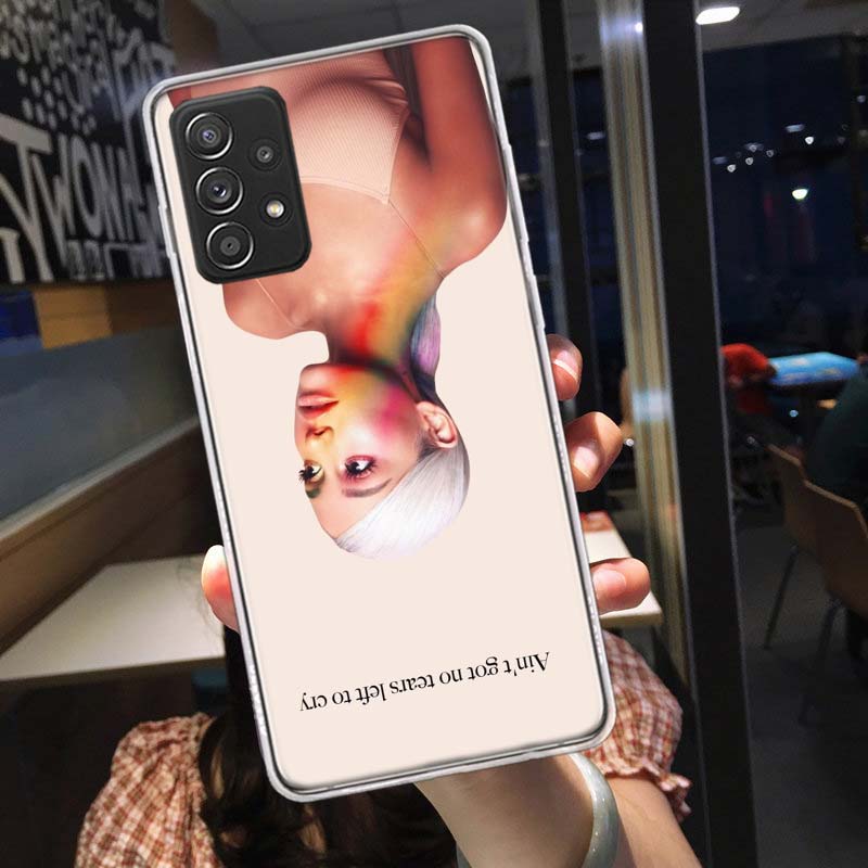 Ariana Grande Phone Case for Samsung A54 A57 A37 A17 A14 A15 A12 A24 A34 A55 A35 A25 A52S A07 A05S A04S A22 A32 A72 Galaxy Note
