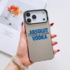 COOL A-AbsolutS V-VodkaS Phone Case For iPhone 17 16 15 14 13 12 11 Pro Max Air Matte Laser Aurora Shockproof Funda