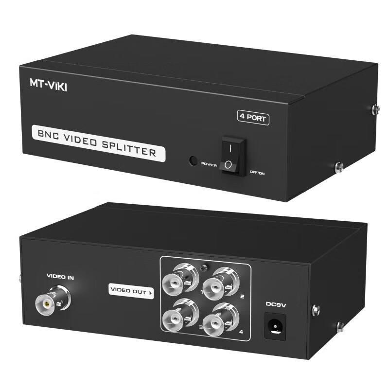 MT-viki 1-In-4-Out BNC Video Splitter