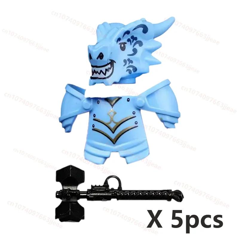 048 047 Undead Dragon Knight Bricks Anime Dragon Knights Building Blocks DIY Action Figure Collection Model Decor Doll Toy Gift