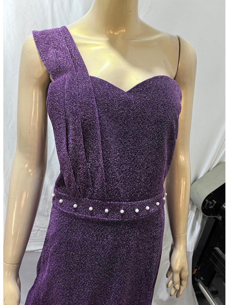 Elegant Summer Halter One-Shoulder Evening Dress