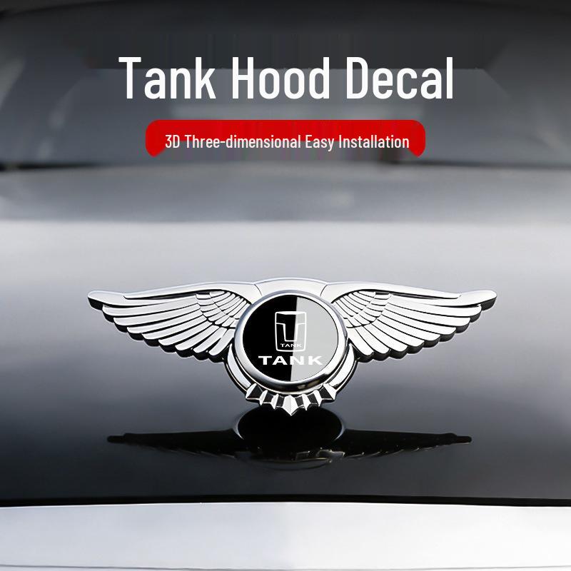 Tank 500 hi4t/300/400/700/800 Engine Hood Emblem Car Logo Sticker