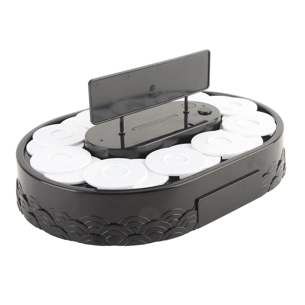 Rotary Sushi Machine Automatic Rotating Table Display Stand Swing Tray Turntable for Sushi Dessert Cupcake