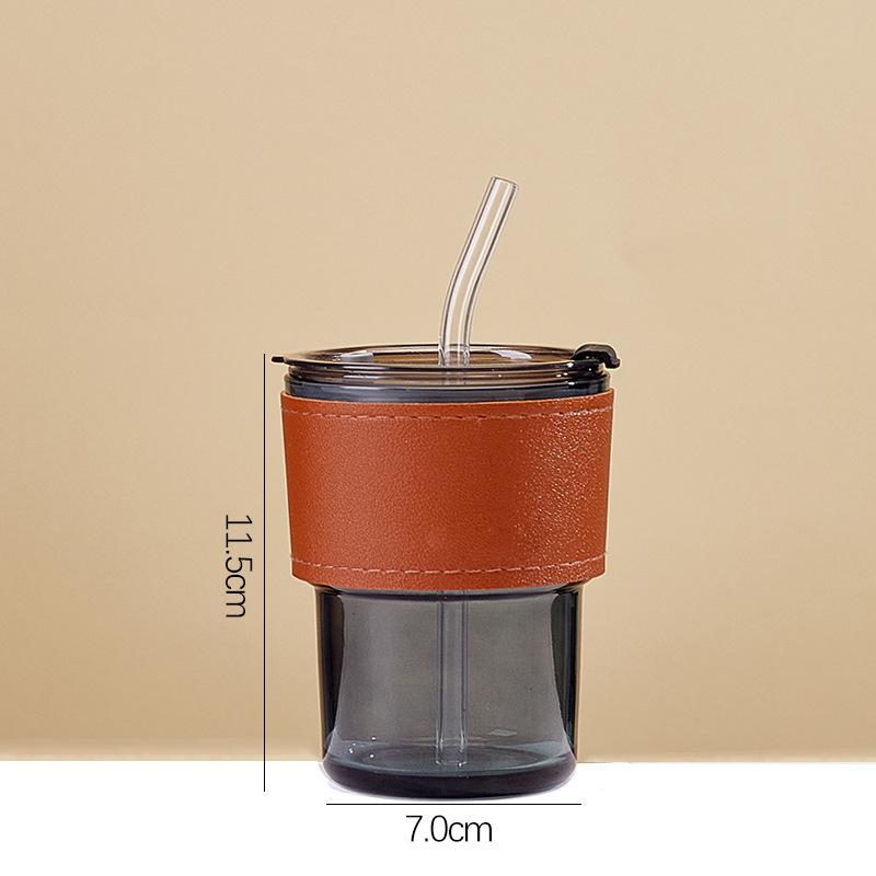 

Новая интернет-знаменитость бамбуковая чашка, стеклянная чашка для воды, креативный напиток, кофейная чашка, рекламный подарочный стакан, соломенная чашка