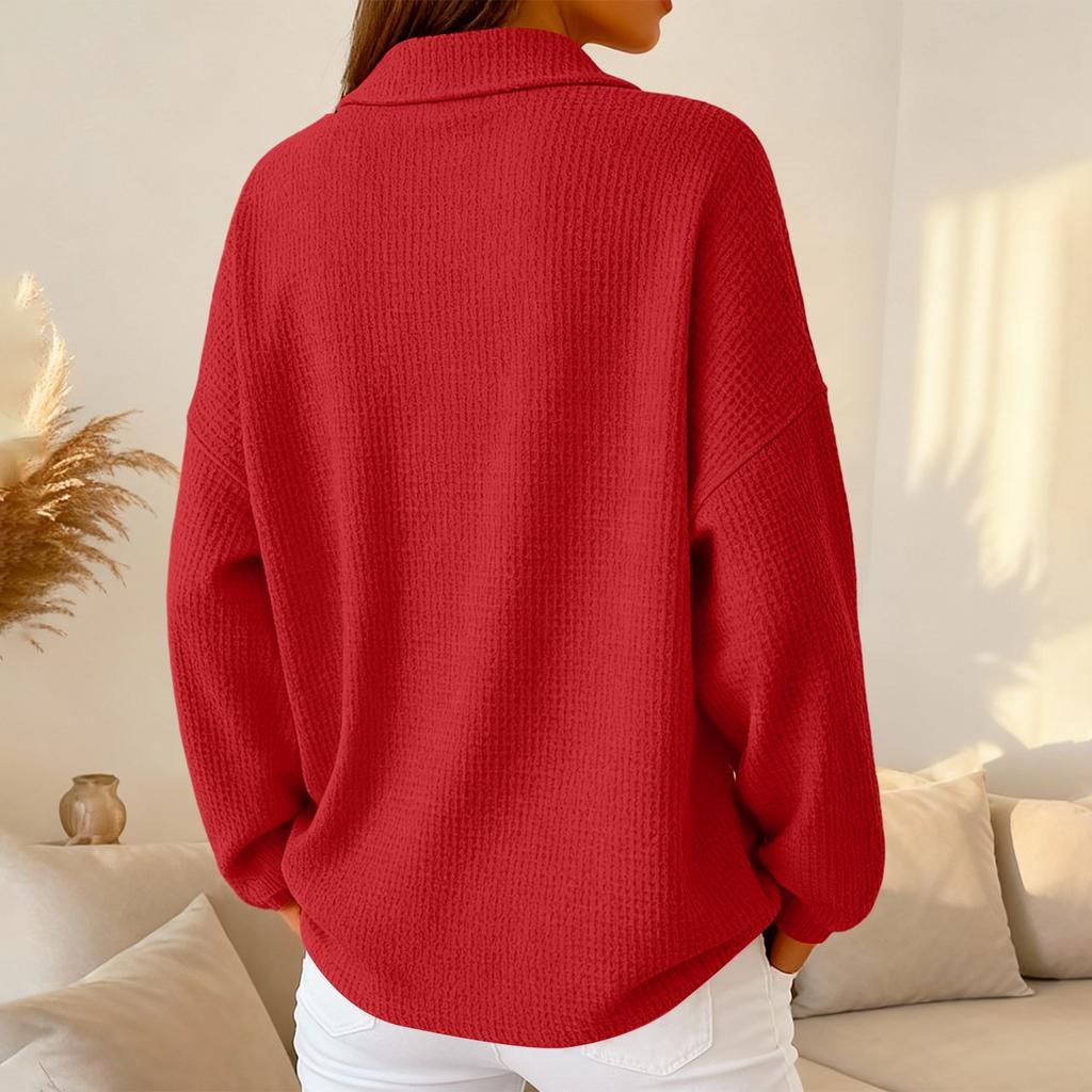 Elegantes, modisches Damen-Langarmtop für Alltag und Freizeit