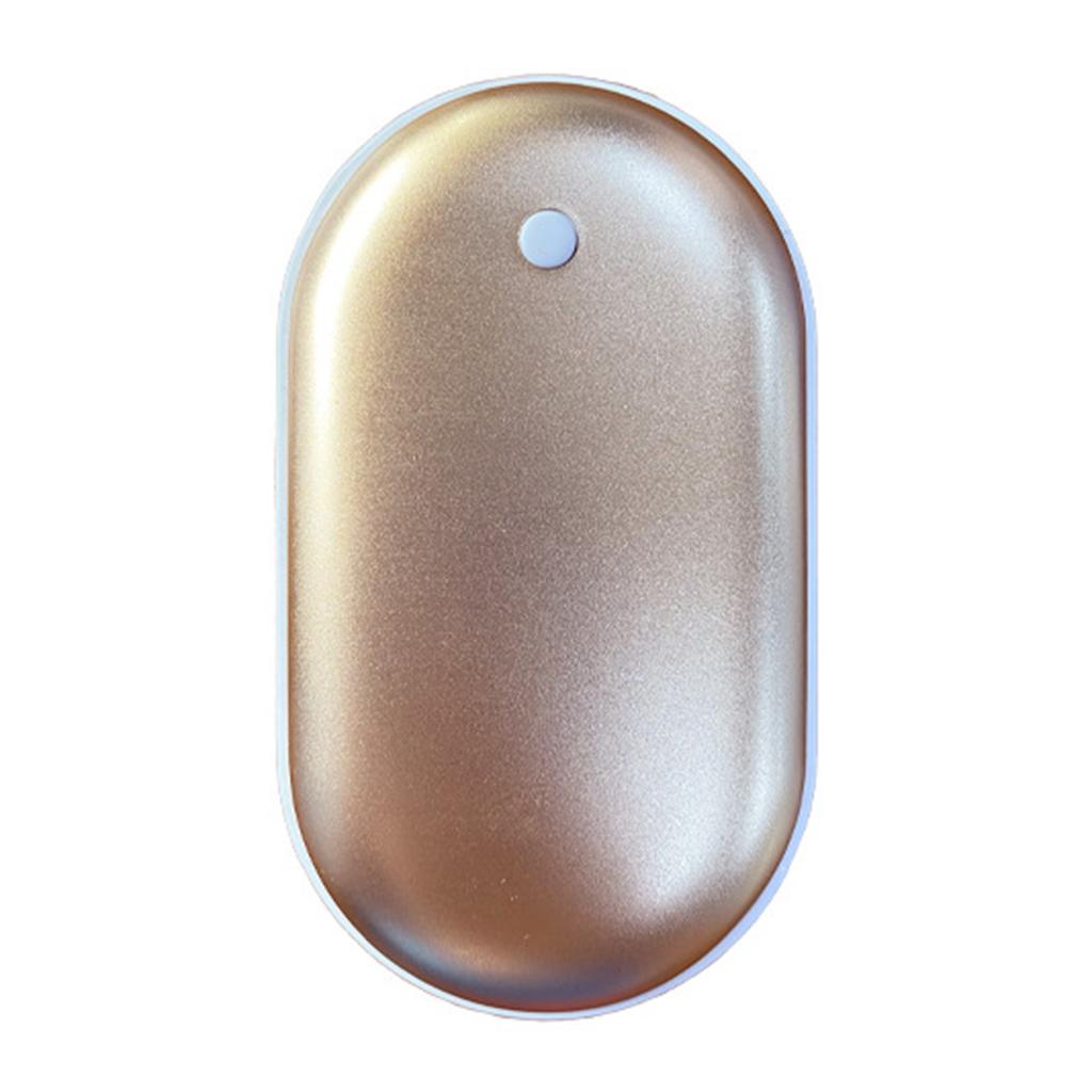 2 IN 1 Electric Hand Warmer USB Rechargeable 3 Gear Heating Handwarmer 3000mA  Alloy Mini Portable Power Bank for Winter Camping