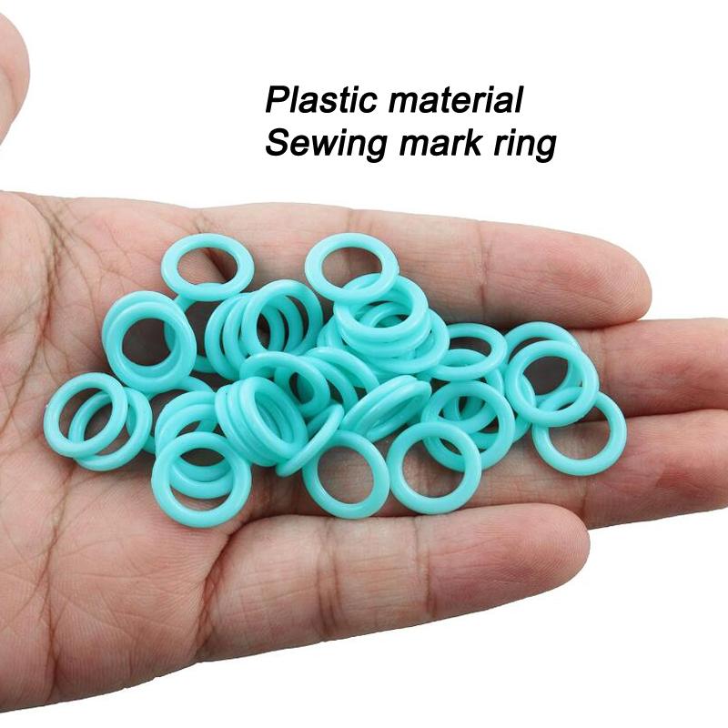 2000 Plastic Knitting Mark Ring Needle Ring Mark Crochet Craft Tool Knitting Mark Ring for Crochet