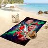 Asciugamano da Spiaggia Personalizzato Stampato Cristiano Ronaldo Logo Calcio Supporto Nome Personalizzato Testo Asciugamano Assorbente Per Sport Viaggio Regalo Speciale