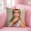 British Sexy Beautiful Singer PPink PPantheress Cushion Cover Pillow Case Soft Skin Friendly Fabric  Concealed Zipper