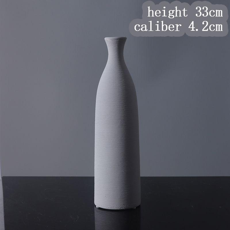 High quality ceramic vase for home decoration, living room, bedroom, dining room, table top decoration, yellow, gray, black