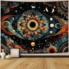 Teal Mandala Boho Tapestry Wall Hanging Floral Art Bohemian Home Decor Gift