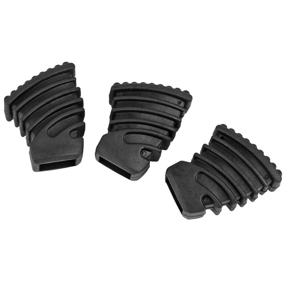 3 Stück Anti-Vibrations Gummi-Füße für Schlagzeug Gummi-Material Schlagzeug-Beinpolster Für Schlagzeug-Set