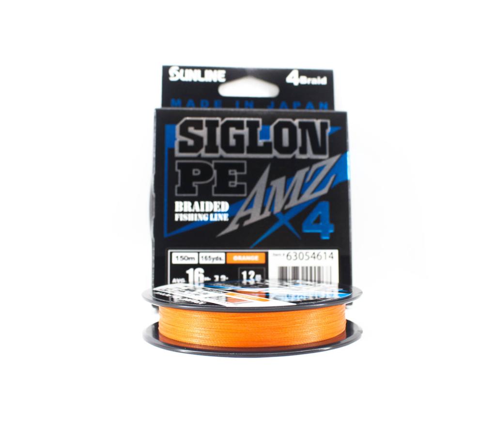 Sunline PE Line X4 Siglon AMZ 150M PE 1,2 16LB Oranž (0268)