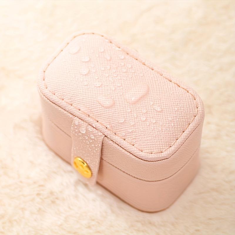 Travel Jewelry Ring Case,Small Jewelry Ring Box,Ring Holder,Mini Travel Jewelry Case Portable Ring Storage Case for Travel