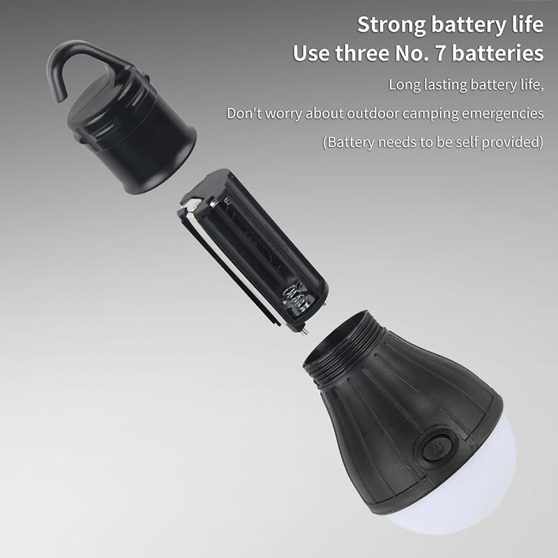 Camping Lantern Outdoor Light Battery Powered Lights Multicolor Waterproof Lighting Mini Portable Led Lamp Bulb Emergency Light