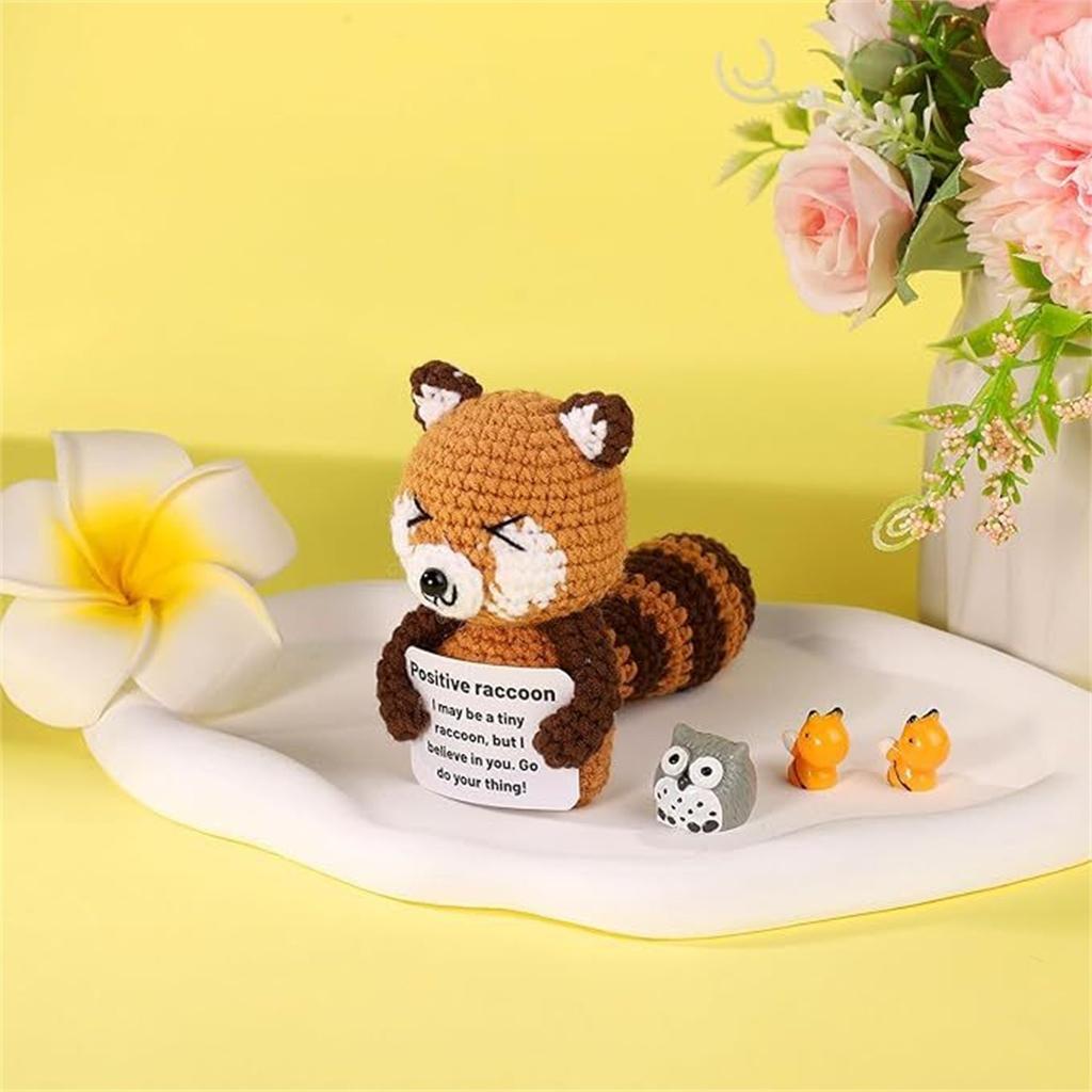 Positive And Cute Raccoon Doll Raccoon Doll Gifts For Family And Friends