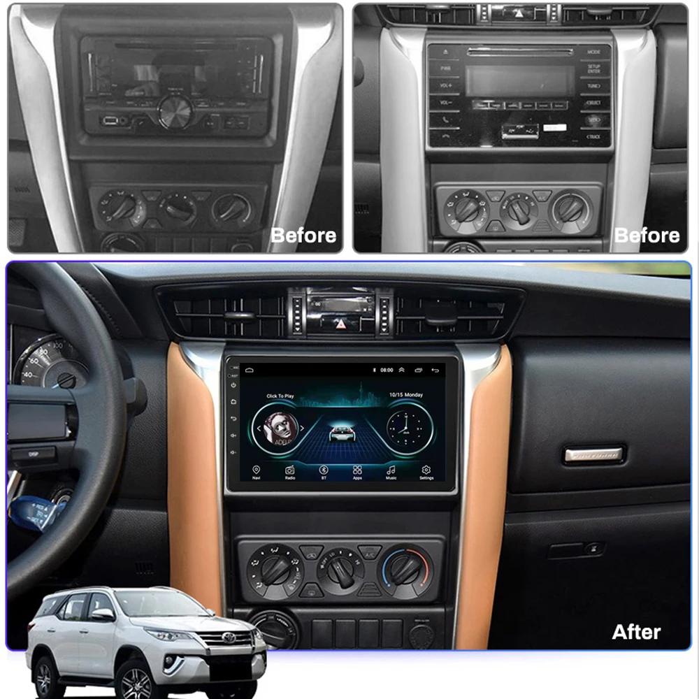 Android For Toyota Fortuner 2 2015-2019 Car Radio Stereo Multimedia Navigation GPS Video Player Wireless Carplay 2 Din Headunit