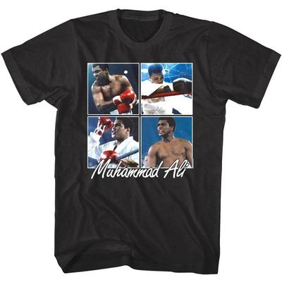 Muhammad Ali Boxing Scrapbook Black Men's T Shirt
