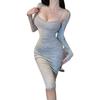 Sensual Hip-Hugging Dress Set - Erotic, Easy-Wear Lingerie for Small Busts