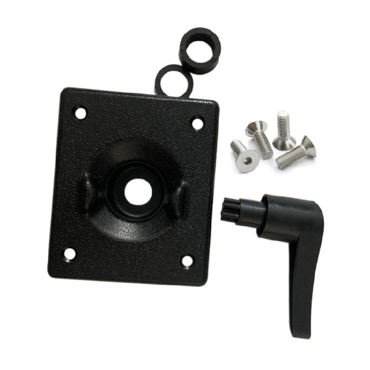 Large Small Gasket Square Base Replacement Rudder Steering Control Handle Base Rudder Control Part Easy Installation