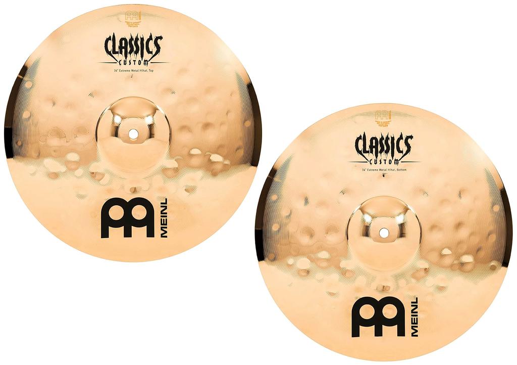 MEINL Classics Custom Extreme Metal Series Becken Hihat Hi-Hat 14" CC14EMH-B [ ]