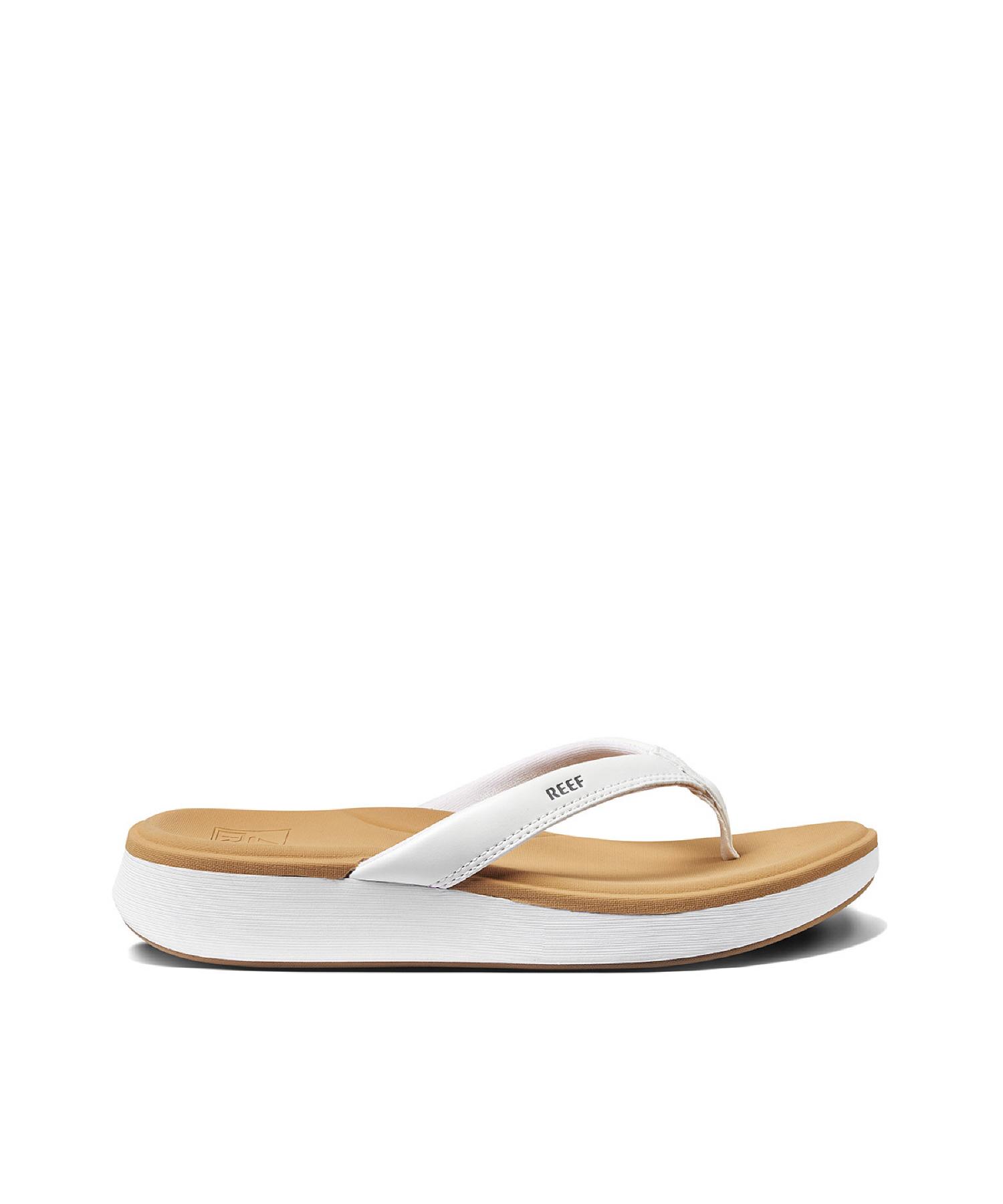 Reef Cushion Cloud (0096236) Cj0234-White/Tan 240/Free