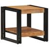 Coffee Table Brown 40 X 40 X 38 Cm Solid Acacia Wood