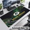 Custom Name Text Mouse Pad Green Bay Packers Personalized Desk Pad For Work And Gaming
