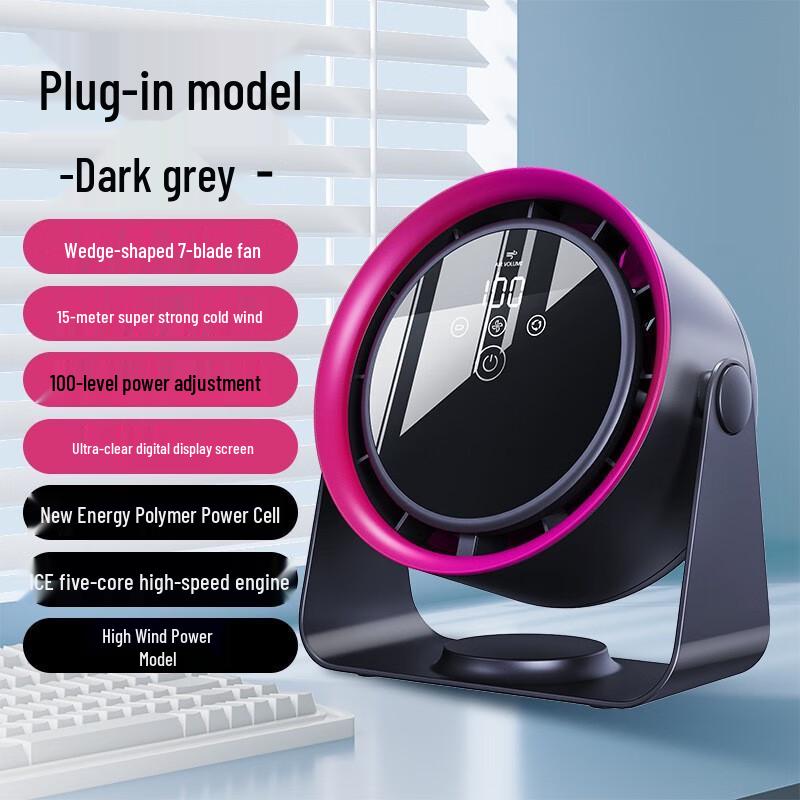 Lanx Skoteng 6-inch Silent Desk Fan CN plug (adapter included)
