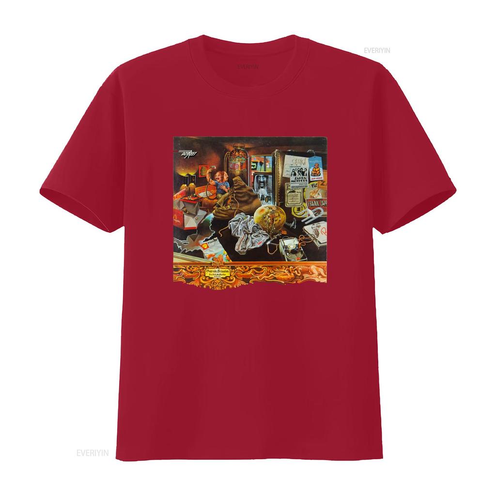 Over Nite Sensation Classic Frank Zappa The Mothers of Invention Vintage Rock Art T Shirt Vintage Washed Slightly Breathable