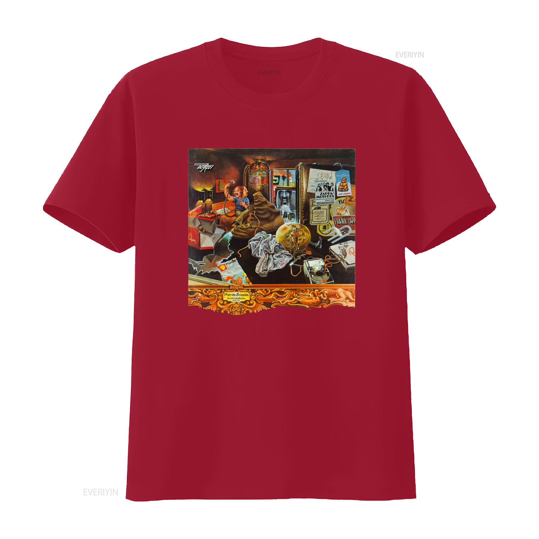 

Over Nite Sensation Classic Frank Zappa The Mothers of Invention Vintage Rock Art T Shirt vintage Washed Slightly Breathable S