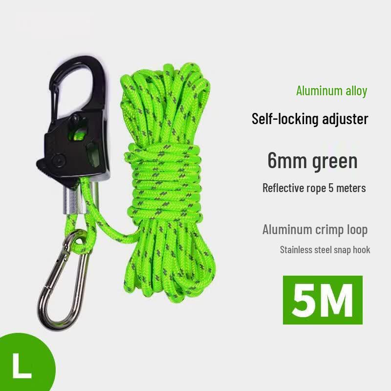OEING Aluminum Alloy Tent Rope Tensioner Kit
