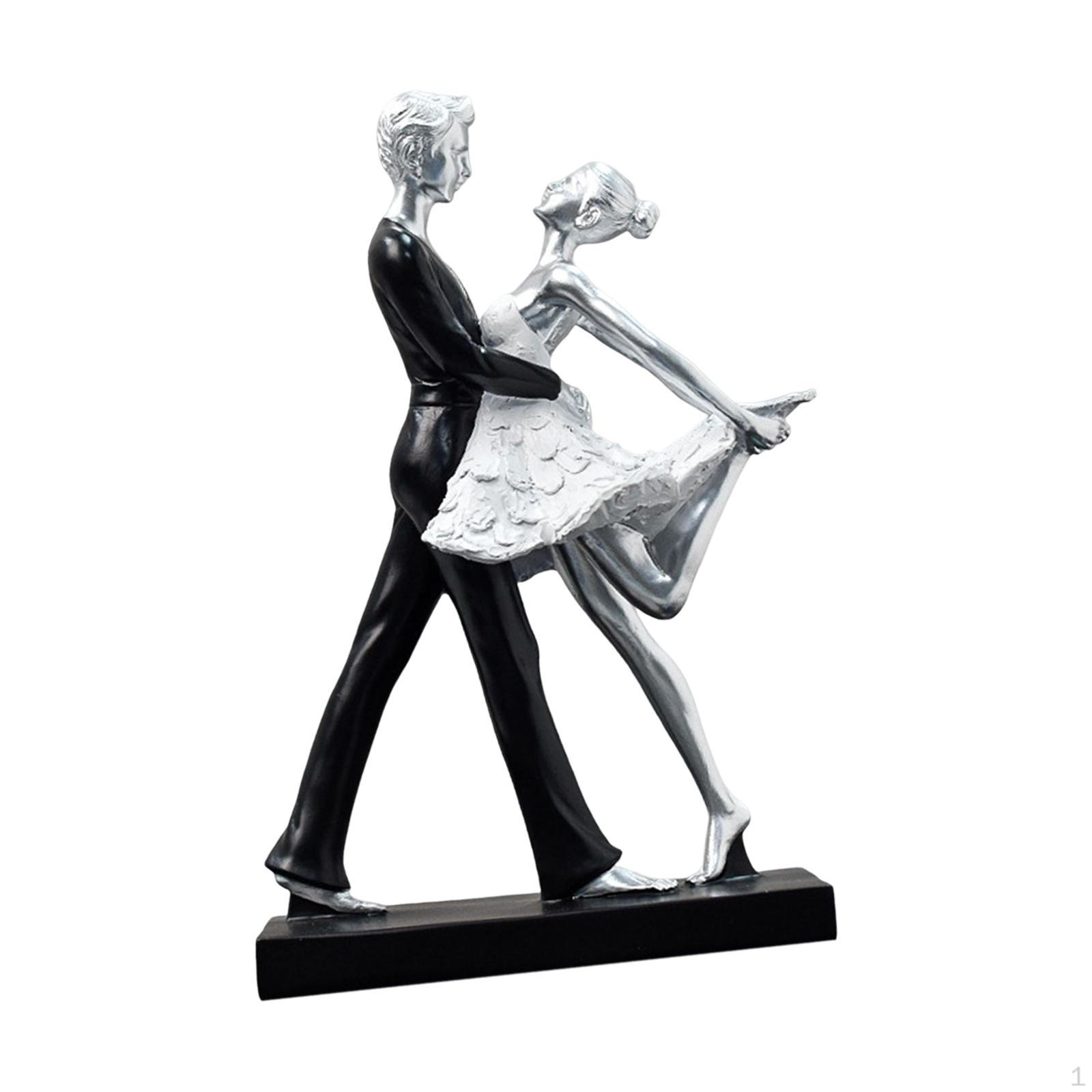 

Фигурки танцующей пары для дома, офиса, свадебного декора Style B Argent
