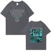 2025 Hot Sale Linkin Park From Zero World Tour Short Sleeve T-shirts Unisex Hip Hop Summer Cotton Men Women Oversized Tee Shirt