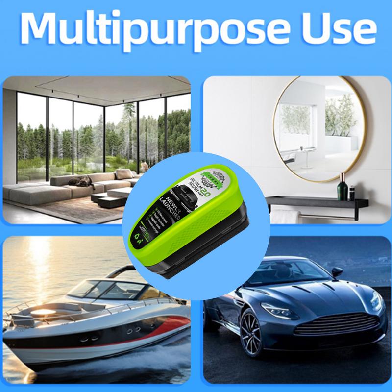 Auto Glas Ölfilm Wischer Frontscheibe Seitenfenster Entfettung und Dekontamination CrystalCoating Stark und Effektiv 150ml