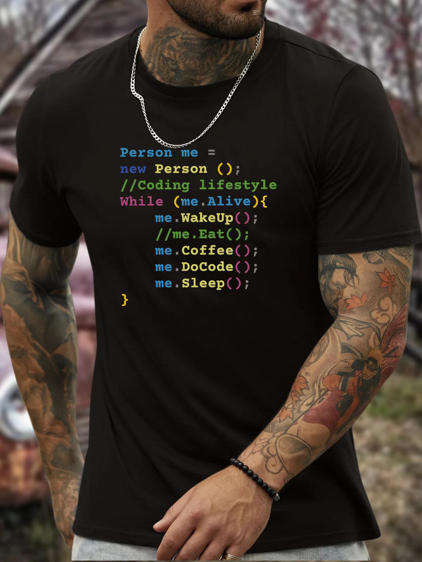 Summer mens fashion pattern shortsleeved Tshirt S