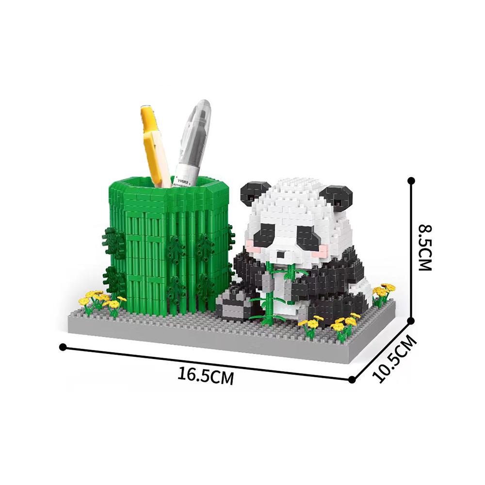 Capybara Pen Holder Model Micro Mini Building Block Toys - Ideal Diy Enthusiasts, An Educational And Decorative Toy For Desks