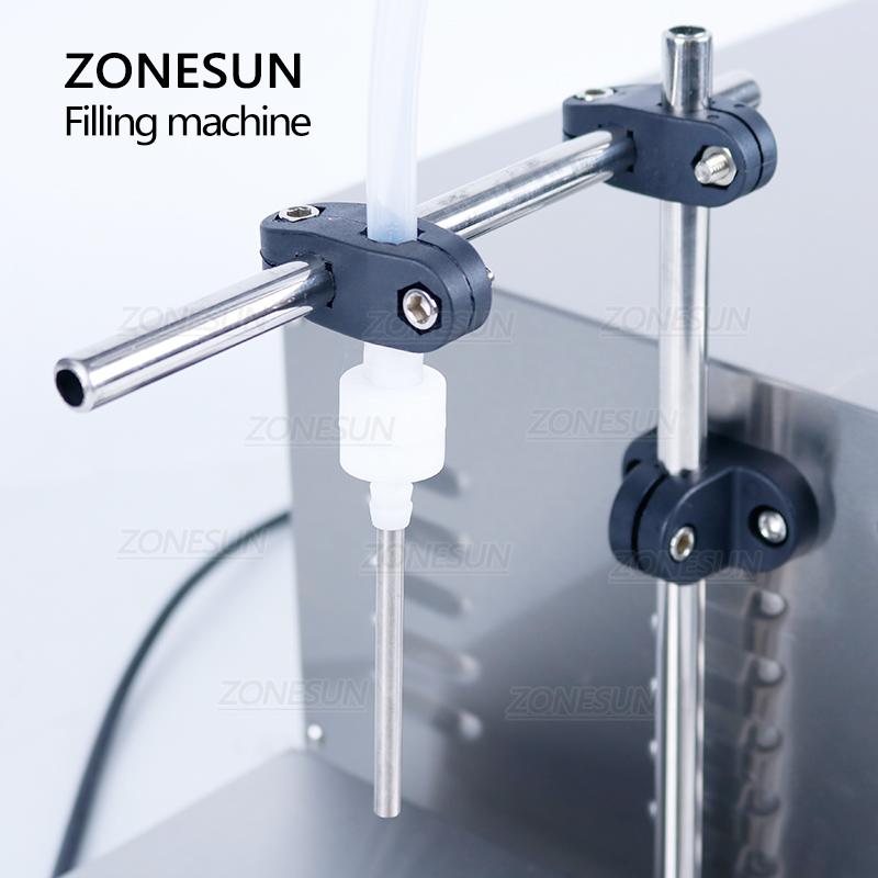 ZONESUN ZS-MP251W Magnetic Pump Strong Acid Liquid Edible Oil Liquor Filling and Weighing Machine Juice  Water Bottle Filler