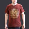 Hamsa T-Shirt Stone Washed Small Maroon